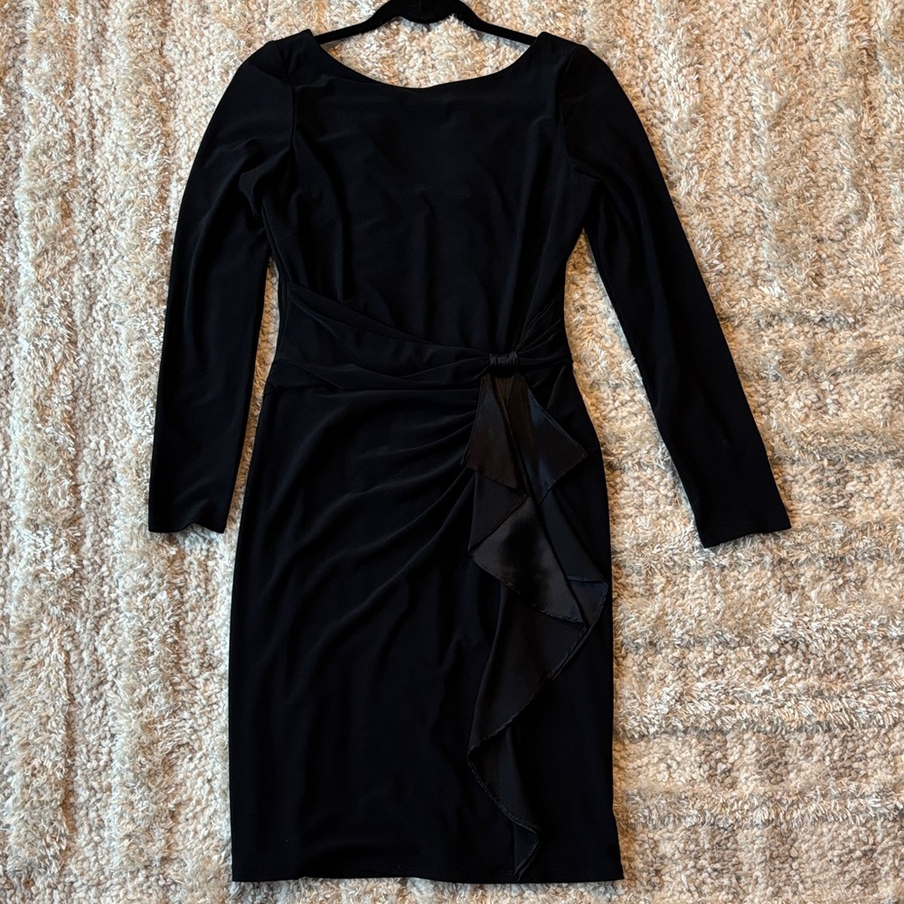 Ralph Lauren Black Long Sleeve Dress